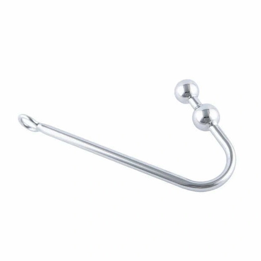 Stainless 4417 Anal Two Balls Pleasurable Hook Steel 0912